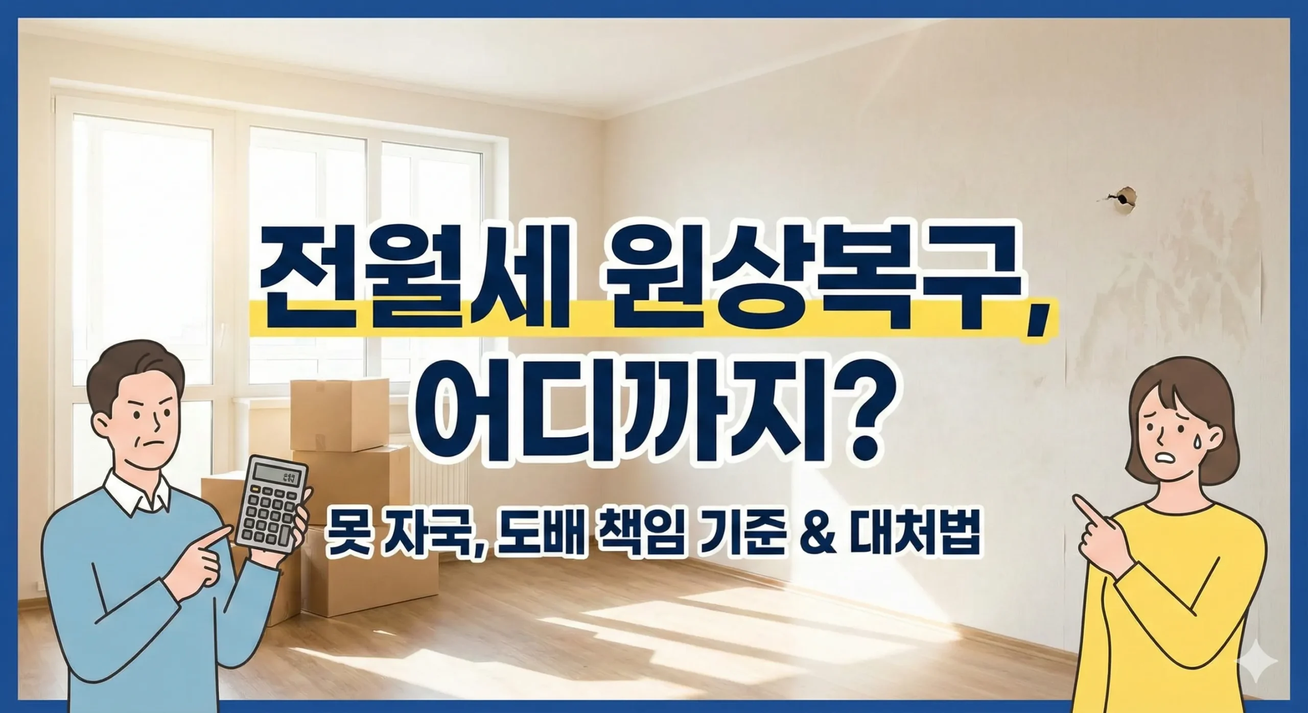 전세 월세 퇴거 시 원상복구 썸네일