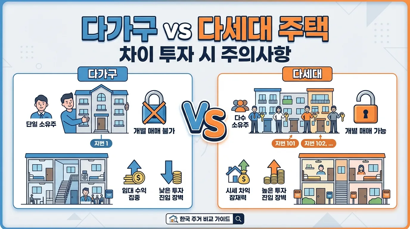 다가구 vs 다세대 주택